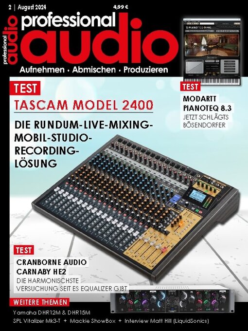 Title details for Professional Audio by falkemedia GmbH & Co. KG. - Available